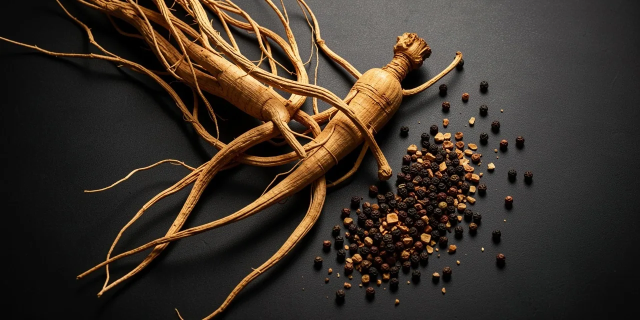 Dried botanical roots used in natural supplements