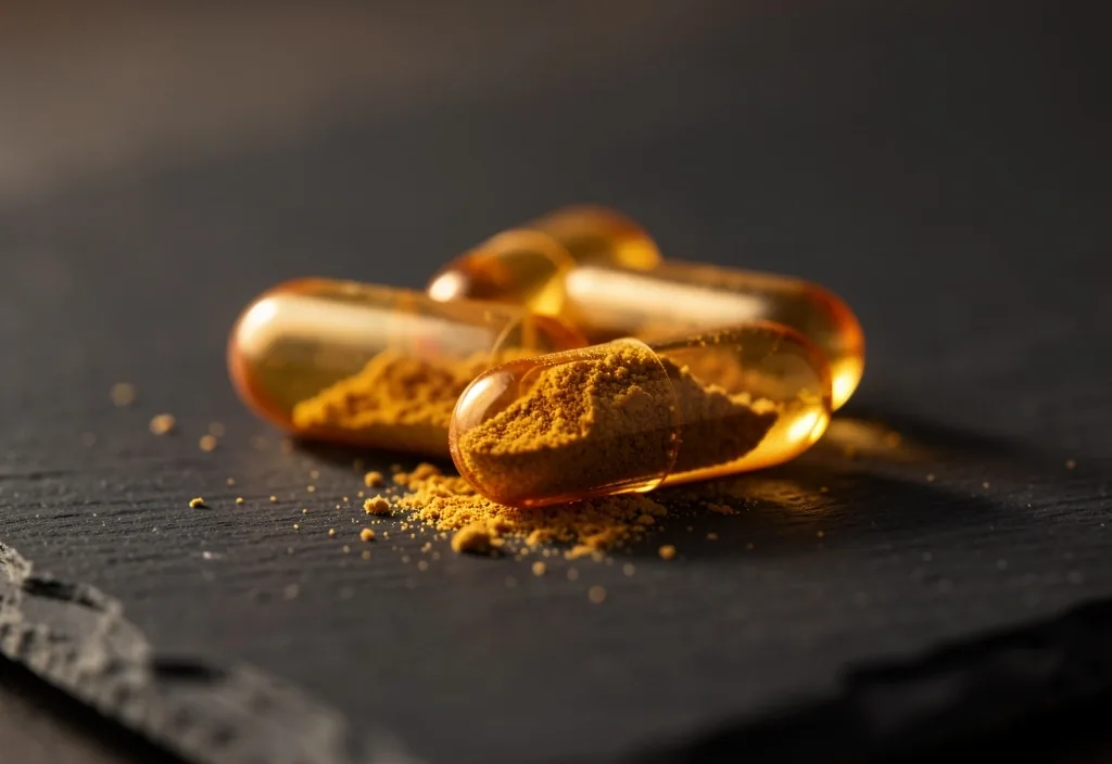 Natural supplement capsules